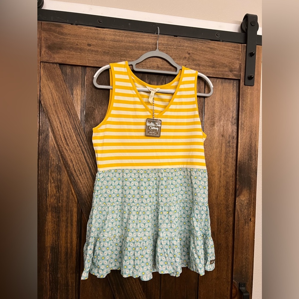 NWT Matilda Jane Sunshine Ahead Sleeveless Tunic, Size L